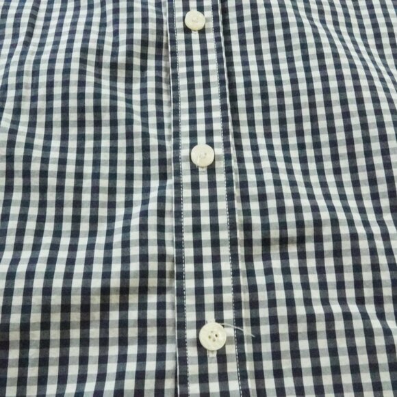 UNTUCKit Button Up Shirt Mens Medium Slim Fit Plaid Blue - Picture 2 of 9